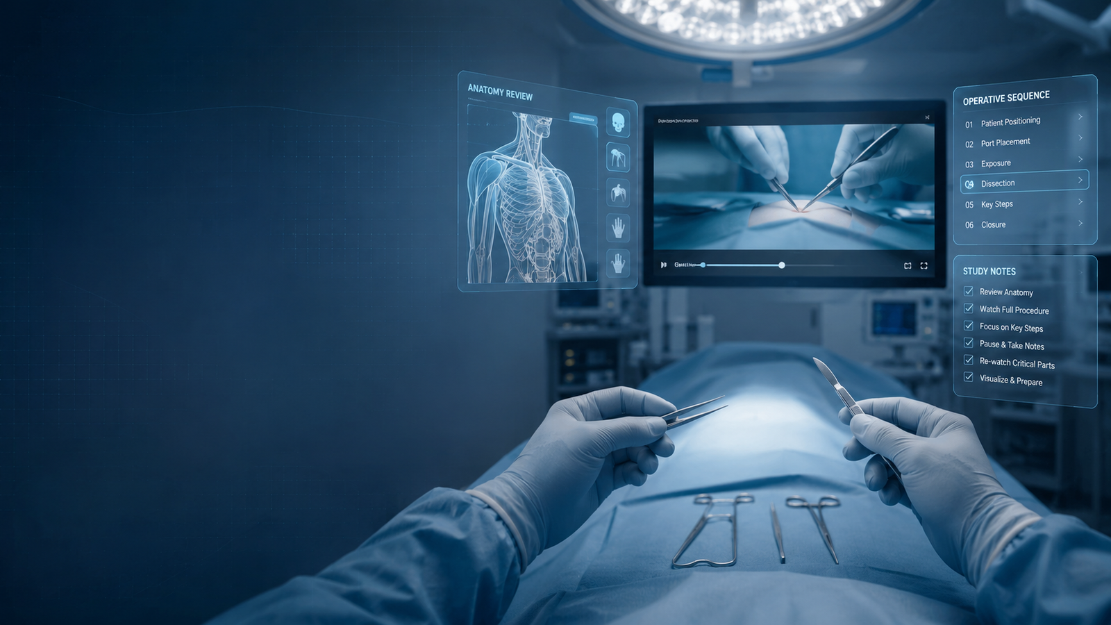 How to Study Surgical Videos Before Entering the Operating Room